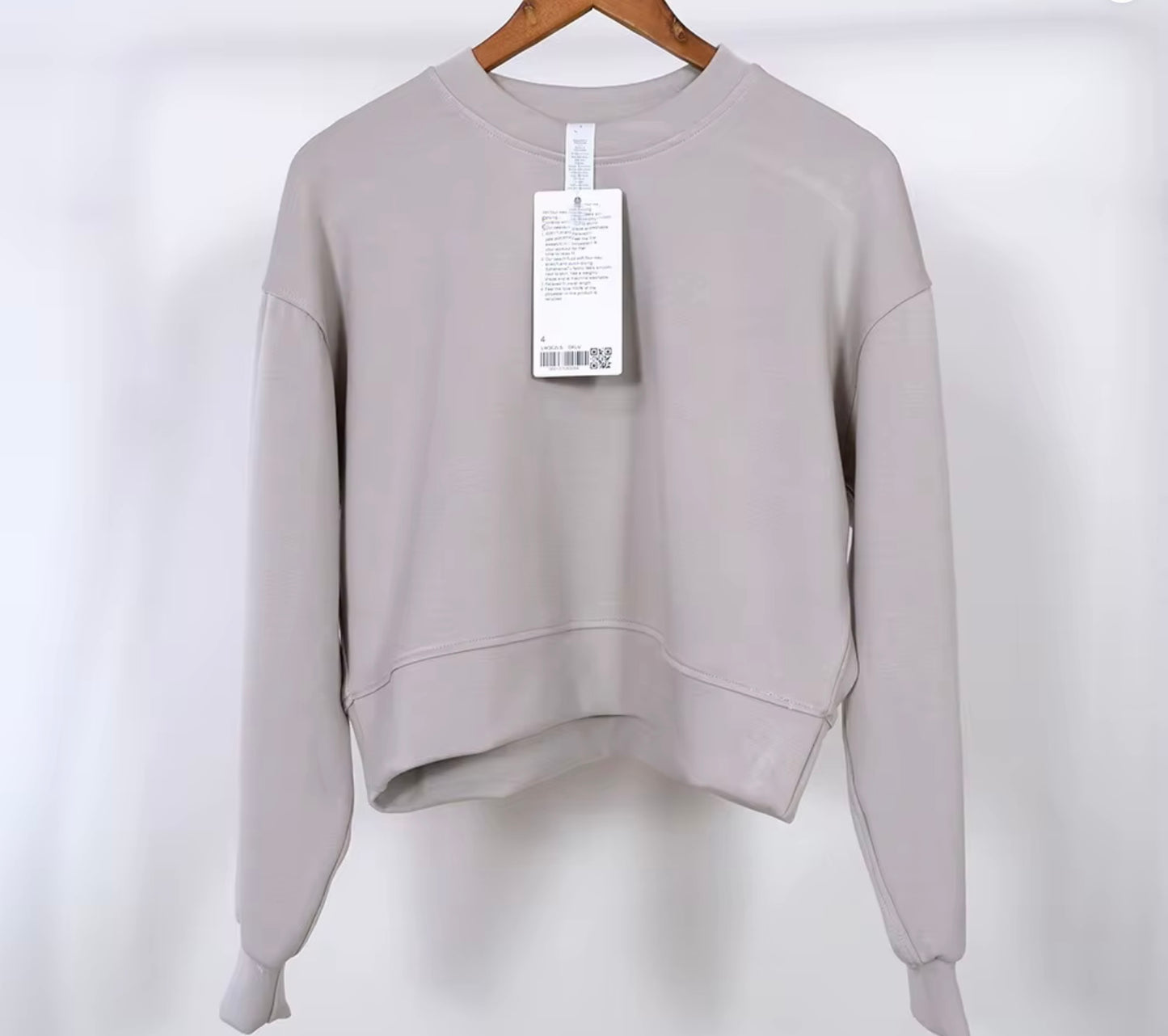 Oversized scuba pullover