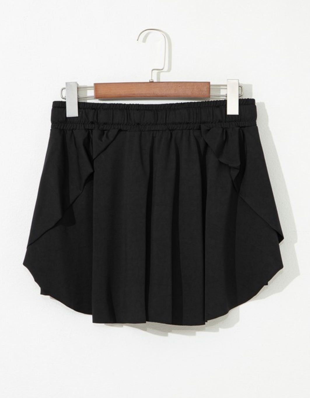 Drawstring High Waist Lined Tennis Skorts
