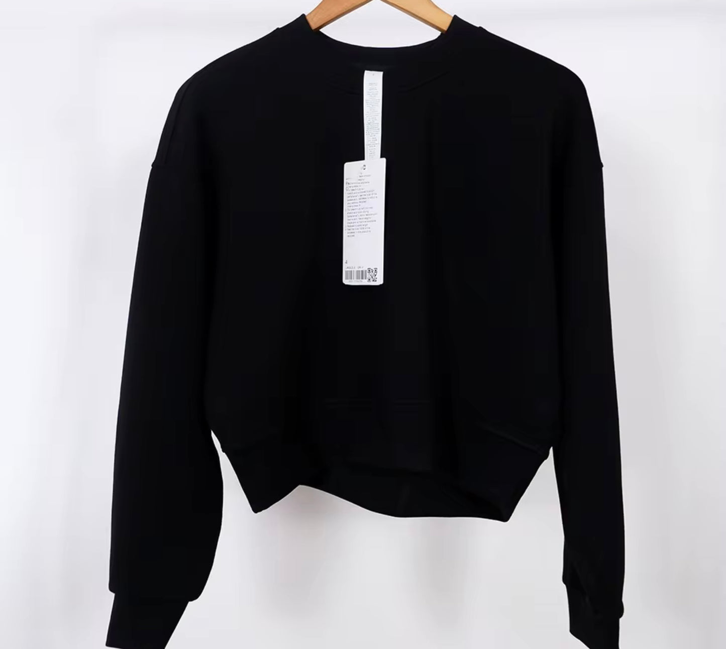 Oversized scuba pullover